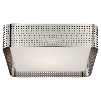 Precision Large Square Flush Mount (279|KW 4061PN-CDG)