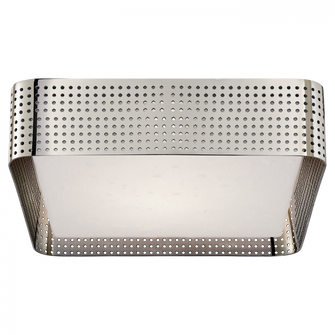 Precision Large Square Flush Mount (279|KW 4061PN-CDG)