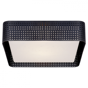 Precision Large Square Flush Mount (279|KW 4061BZ-CDG)
