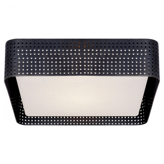 Precision Large Square Flush Mount (279|KW 4061BZ-CDG)