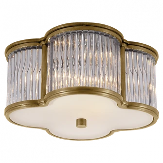 Basil Small Flush Mount (279|AH 4014NB/CG-FG)