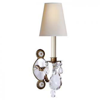 Yves Crystal Single Arm Sconce (279|TOB 2470GI/CG-PL)