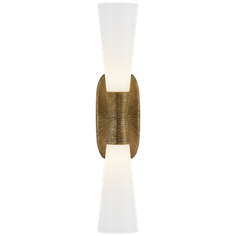 Utopia Large Double Bath Sconce (279|KW 2048G-WG)