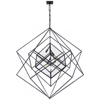 Cubist Large Chandelier (279|KW 5022AI-CG)