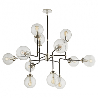 Bistro Medium Chandelier (279|S 5022PN-CG)