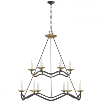 Choros Two-Tier Chandelier (279|S 5041AI)