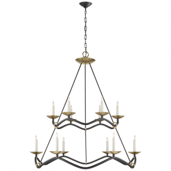 Choros Two-Tier Chandelier (279|S 5041AI)