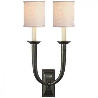 French Deco Horn Double Sconce (279|S 2021BZ-L)