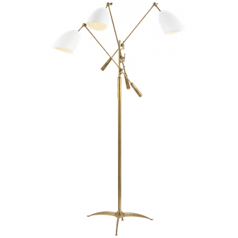 Sommerard Triple Arm Floor Lamp (279|ARN 1009HAB-WHT)
