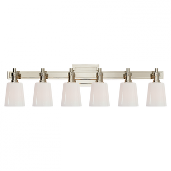 Bryant Six-Light Linear Bath Sconce (279|TOB 2154PN-WG)