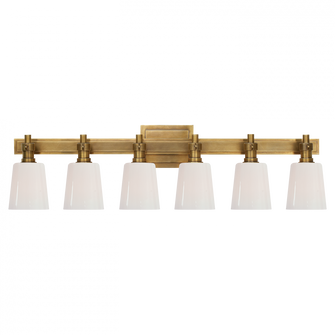 Bryant Six-Light Linear Bath Sconce (279|TOB 2154HAB-WG)
