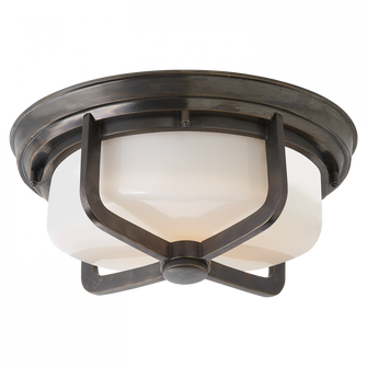 Milton Large Flush Mount (279|TOB 4013BZ-WG)