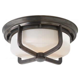 Milton Large Flush Mount (279|TOB 4013BZ-WG)