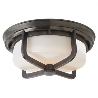 Milton Large Flush Mount (279|TOB 4013BZ-WG)