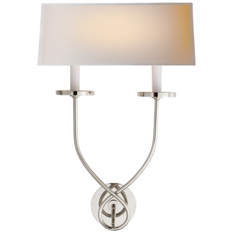 Symmetric Twist Double Sconce (279|CHD 1612PN-NP)