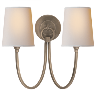 Reed Double Sconce (279|TOB 2126AN-NP)