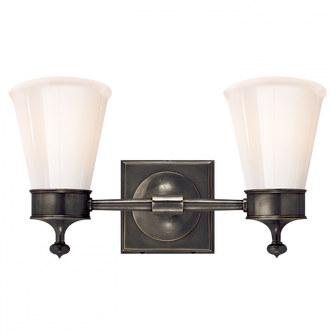 Siena Double Sconce (279|SS 2002BZ-WG)
