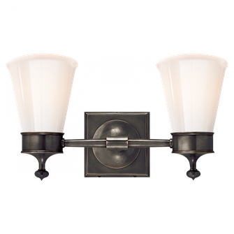Siena Double Sconce (279|SS 2002BZ-WG)