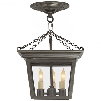 Cornice Semi-Flush Lantern (279|SL 5870BZ)