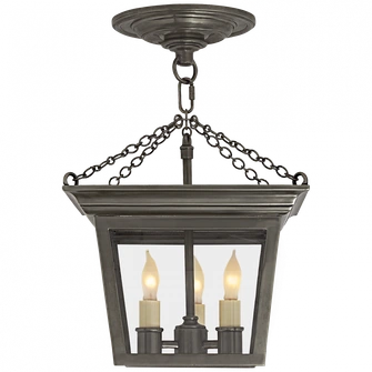 Cornice Semi-Flush Lantern (279|SL 5870BZ)