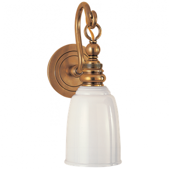 Boston Loop Arm Sconce (279|SL 2934HAB-WG)