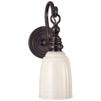 Boston Loop Arm Sconce (279|SL 2934BZ-WG)