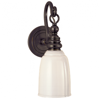 Boston Loop Arm Sconce (279|SL 2934BZ-WG)
