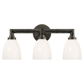 Wilton Triple Bath Light (279|SL 2843BZ-WG)