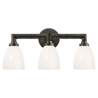 Wilton Triple Bath Light (279|SL 2843BZ-WG)