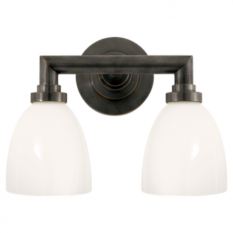 Wilton Double Bath Light (279|SL 2842BZ-WG)