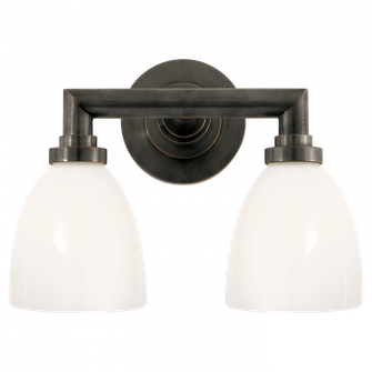 Wilton Double Bath Light (279|SL 2842BZ-WG)
