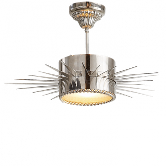 Soleil Medium Semi-Flush (279|SK 5201PN)
