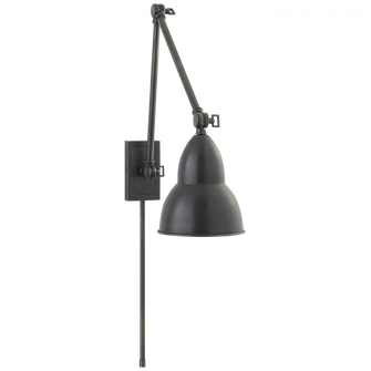 French Library Double Arm Wall Lamp (279|S 2602BZ)