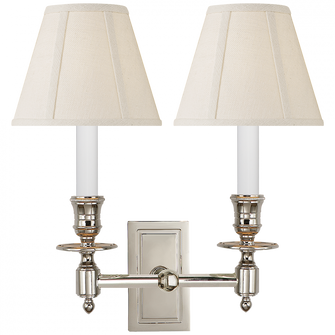 French Double Library Sconce (279|S 2212PN-L)
