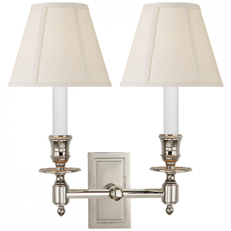 French Double Library Sconce (279|S 2212PN-L)