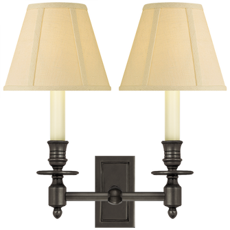 French Double Library Sconce (279|S 2212BZ-T)