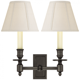French Double Library Sconce (279|S 2212BZ-L)