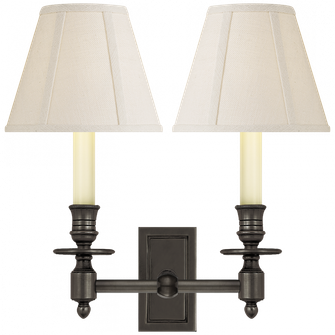 French Double Library Sconce (279|S 2212BZ-L)