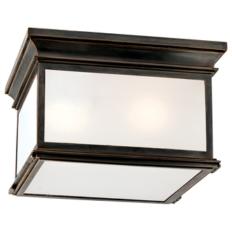 Club Large Square Flush Mount (279|CHO 4311BZ-FG)