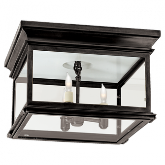 Club Large Square Flush Mount (279|CHC 4129BZ-CG)