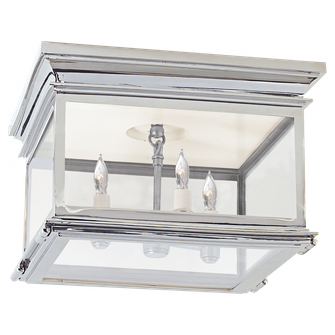 Club Large Square Flush Mount (279|CHC 4129PN-CG)