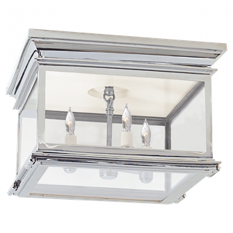 Club Large Square Flush Mount (279|CHC 4129PN-CG)