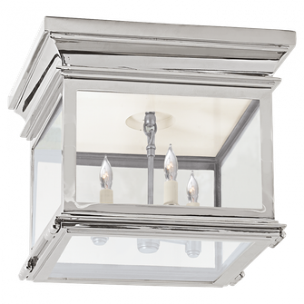 Club Small Square Flush Mount (279|CHC 4128PN-CG)