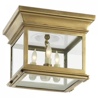 Club Small Square Flush Mount (279|CHC 4128AB-CG)