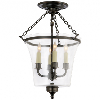 Sussex Semi-Flush Bell Jar Lantern (279|CHC 2209BZ)
