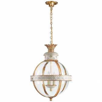 Crown Top Banded Globe Lantern (279|CHC 2111AW-CG)