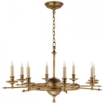 Leaf and Arrow Large Chandelier (279|CHC 1447AB)