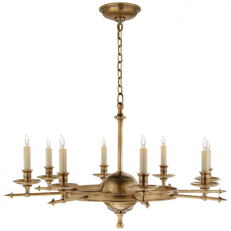 Leaf and Arrow Large Chandelier (279|CHC 1447AB)