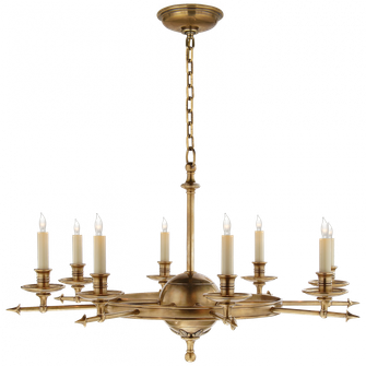 Leaf and Arrow Large Chandelier (279|CHC 1447AB)