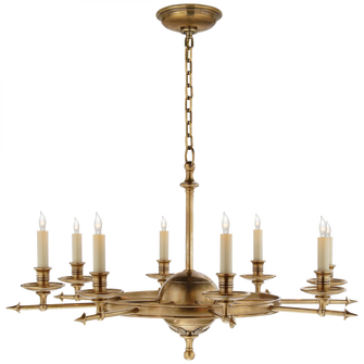 Leaf and Arrow Large Chandelier (279|CHC 1447AB)